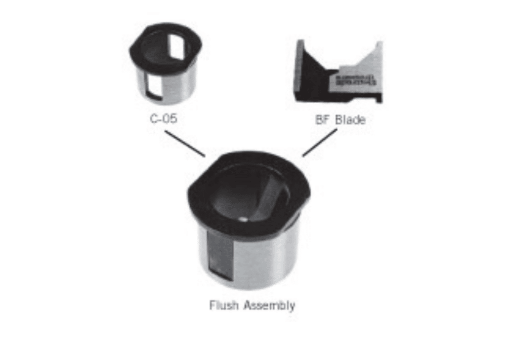 flush type assembly