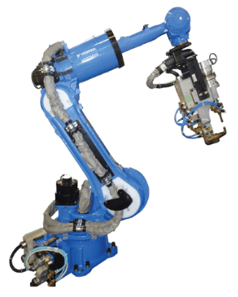 spot welding robot blue